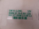 Блок комфорта BMW 5-series (E39) 61 35 6 901 226