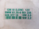 Блок комфорта BMW 5-series (E39) 61 35 6 901 226