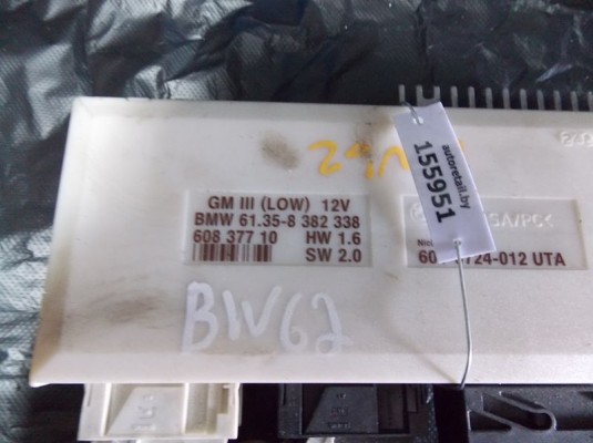 Блок комфорта BMW 5-series (E39) 61 35 8 382 338