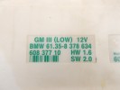 Блок комфорта BMW 5-series (E39) 61 35 8 378 634