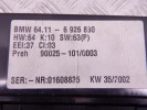 Блок управления печки/климат-контроля BMW X5-series (E53) 64 11 6 926 880