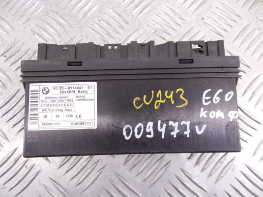 Блок комфорта BMW 5-series (E60/61) 61 35 9 114 447