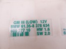 Блок комфорта BMW 5-series (E39) 61 35 8 378 634